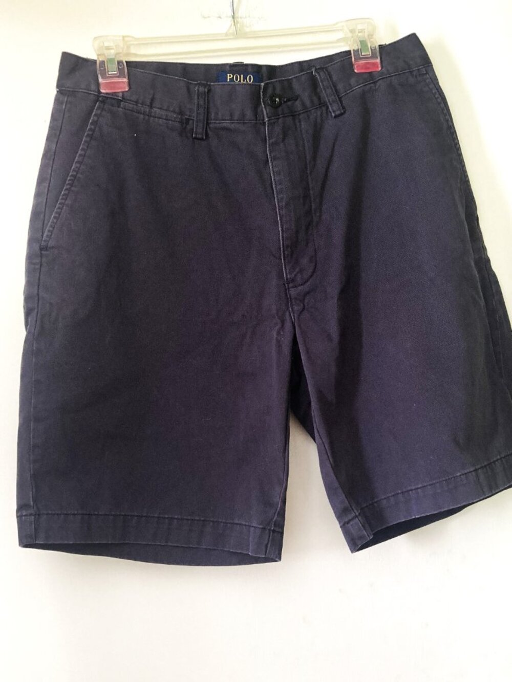 Men’s Polo Ralph Lauren Size 32 Flat Front Navy Blue Classic fit shorts